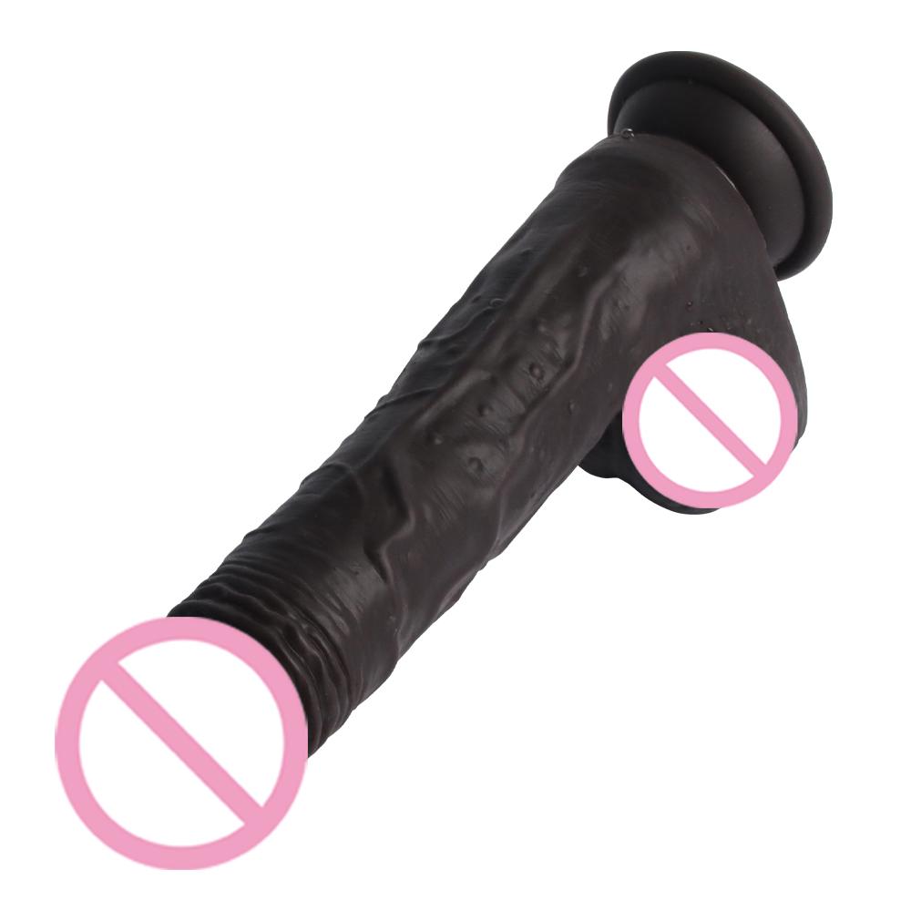 Remote Control Soft Silicone Female Big Realistic Vibrating Pussy Masturbating Vibrator Sex Toys Penis Dildos For Women