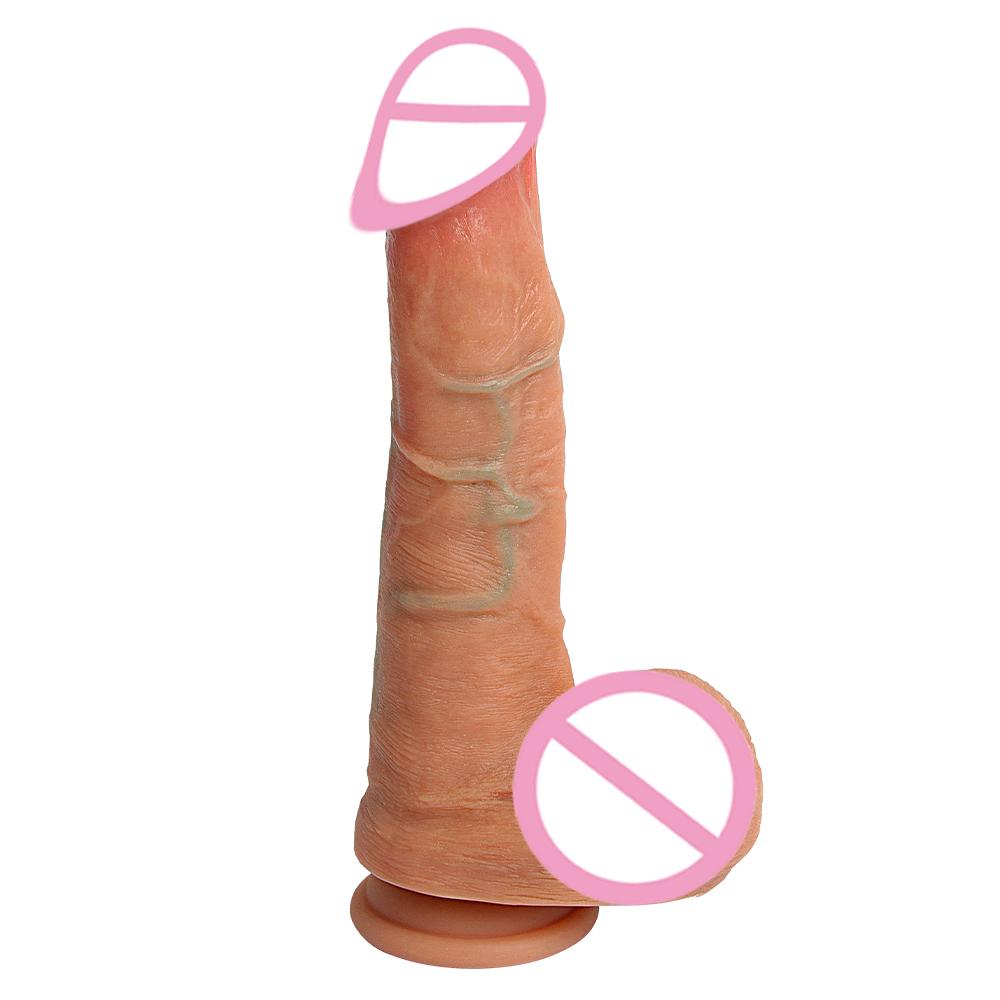 Wireless Remote Control Electric Dildo New Vibrating Heated Retractable Dildo For Female Dildos