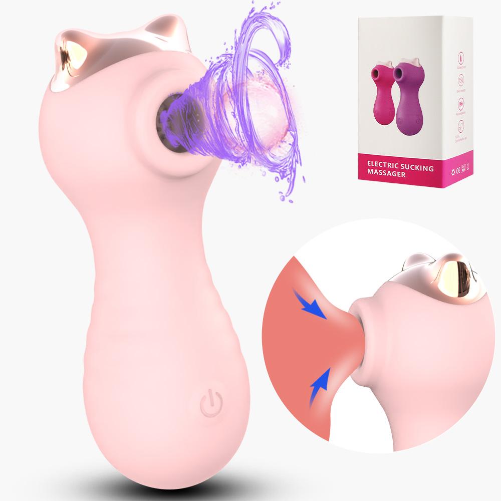 Mini Female Sucker Vibrator Bullet Clitoral Massager Sucking Nipple Stimulator Adult Female Sex Toys Sex Products Store