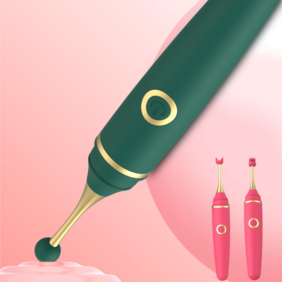 Clitoral Vaginal Stimulator G-spot Vibrator Adult Sex Toys,Rose Red Massage Wand Spot Orgasm Female 10 Frequency Vibrating