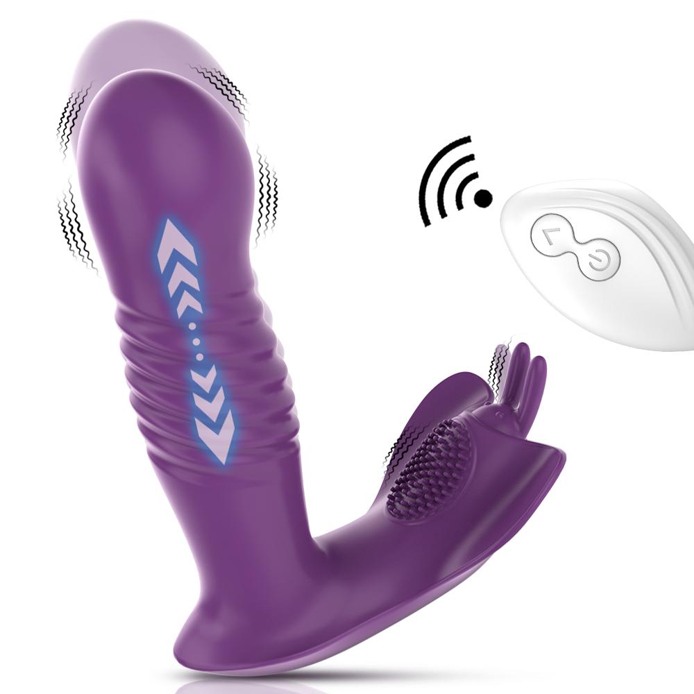 Best Seller Dildo Vibrator For Women Massagers With 9 Thrusting &amp; Vibrating Modes Panty Wearble Toys Sex Adult Real Product