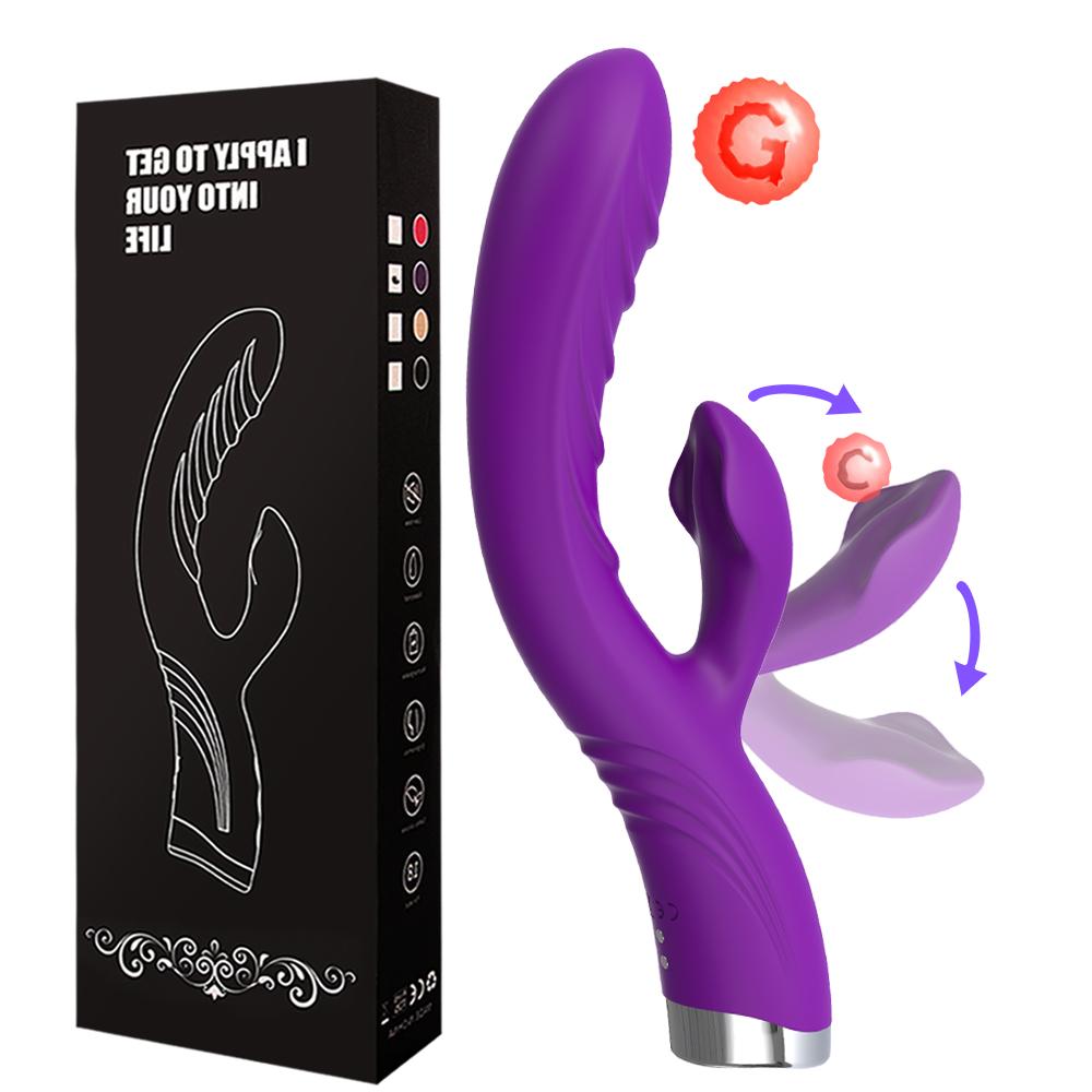 Clitoral Vibrator Stick For Women Double Stimulators G-spot Clitoris Massager Wand 2 In 1 Dildo Vibro Adult Sex Toys Products