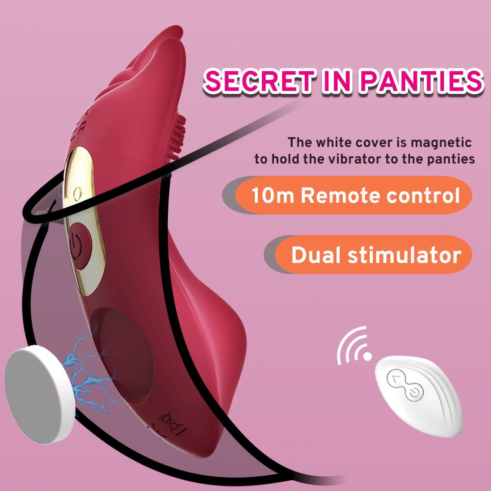 Wearable Butterfly Vibrators Wireless Remote Control Sex Toys,Vibrating Panties For Adult Women Clitoris Stimulation Sex Product
