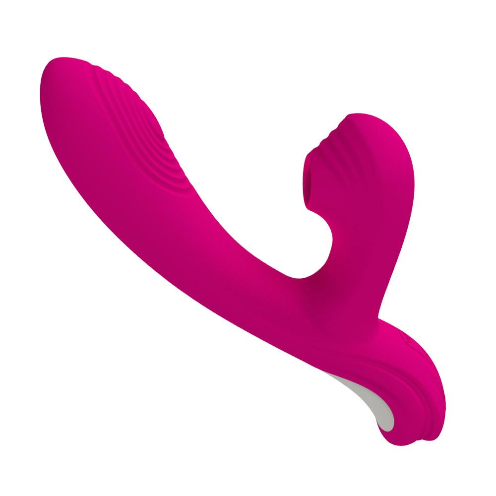 Rose Clit Sucking Toy G Spot Rabbit 2 In 1 With 10 Vibration Modes Rose Vibrator Clit Stimulation Anal Dildo Powerful Dual Motor