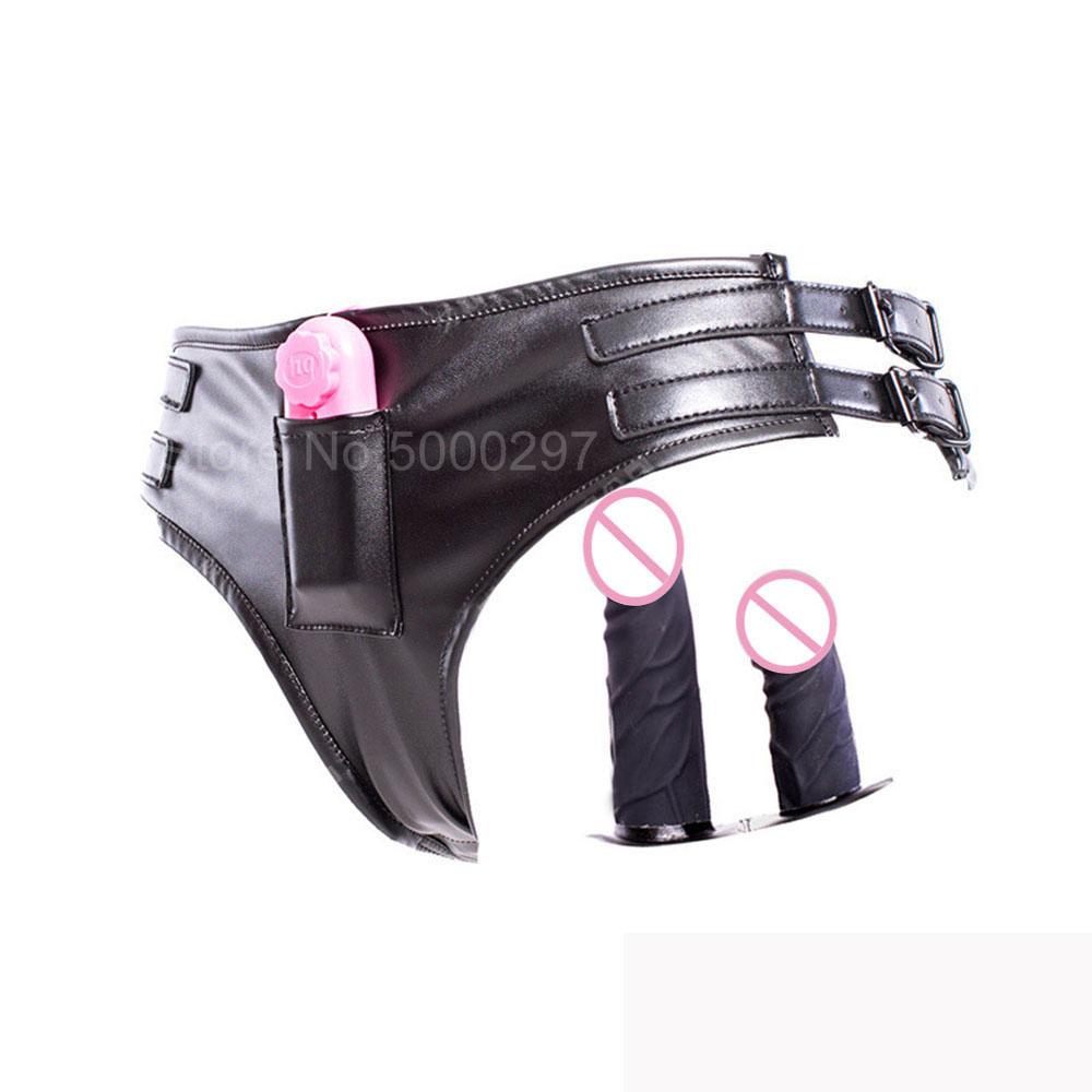 2020 New Underwear Double Dildo Vibrator Sex Toys For Woman