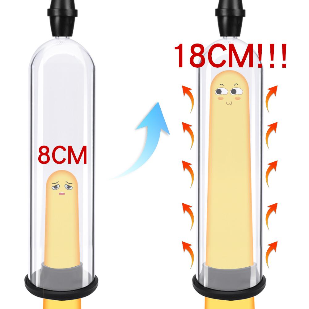 Adult Enlargement Vacuum Pump Machine Only For Men Sex Toys Male Pulsating Penis Pump Enlarger