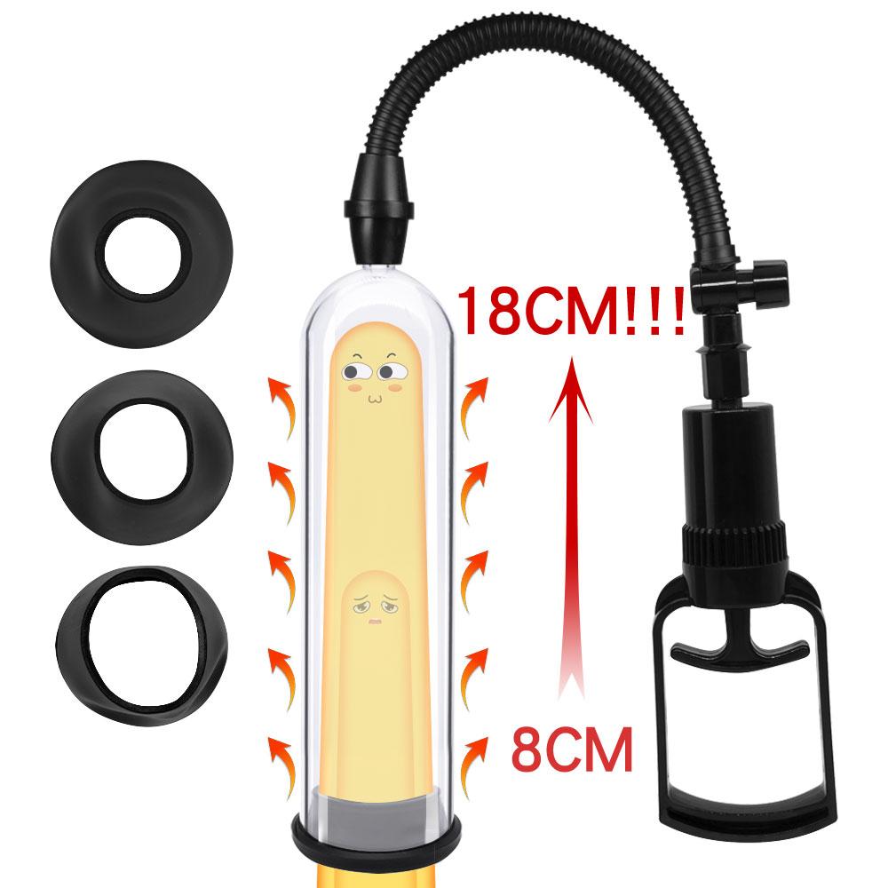 Extender Juguet Sexual Par Adult Automatic Penis Pump With Gauge Male Vacuum Up Penis Enlarge Enlargement