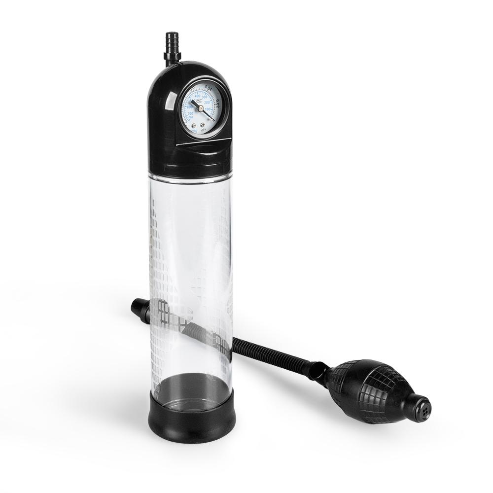Penis Vacuum Pump Air Enlarger Extender Prolong Enhancer With Gas-pressure Meter For Male