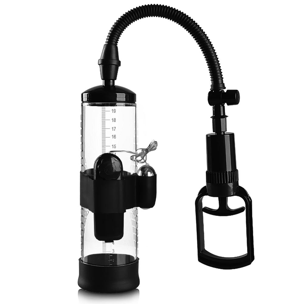 Male Vacuum Penis Pump Air Enlarger Extender Pumps With Vibrator