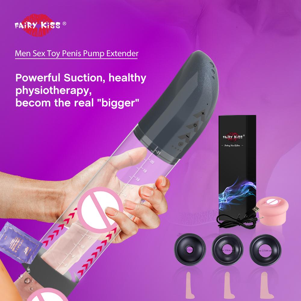 Penis Pump With Usb Rechargeable Penis Pump Hydro Enlarger Male Enhancement Electric Penis Extender Toys
