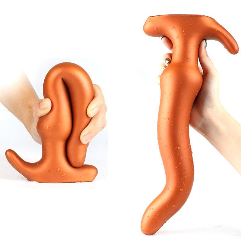 Huge Soft Silicone Butt Plug Anal Dildo Prostate Massager Sm Anal Plug Adult Set Toys Anal For Women Anus Dilator Vagina Sex