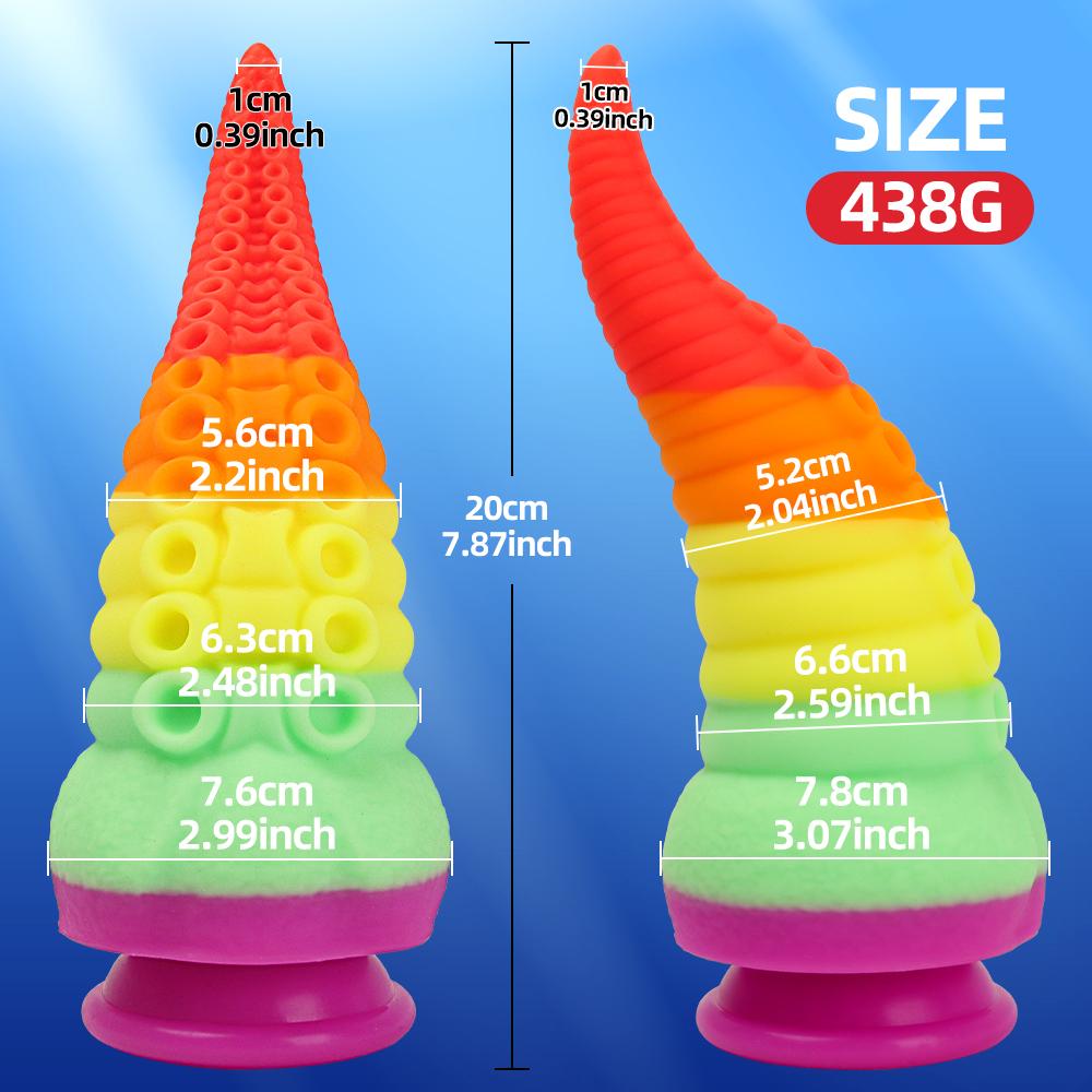 Tentacle Realistic Big Anal Dildo For Women With Strong Suction Cup Huge Monster Liquid Silicone Prostate Massager