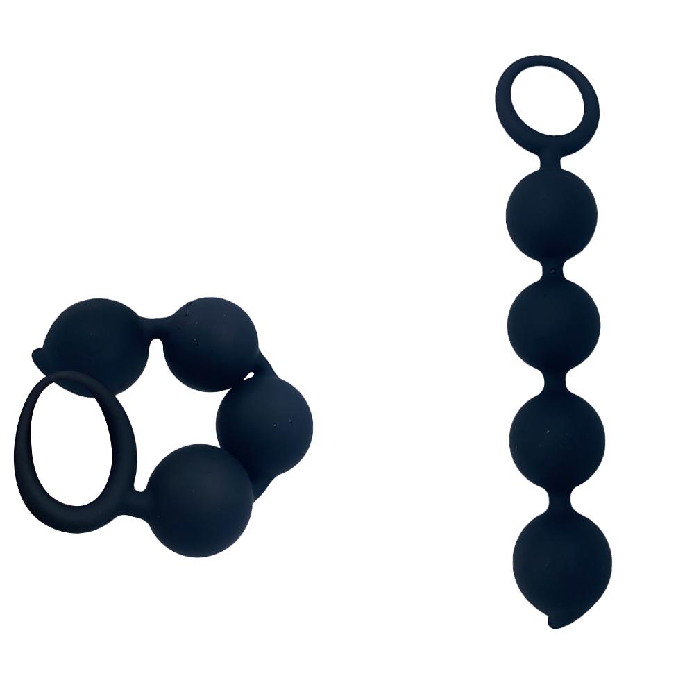 Anal Plug Beads Anal Plug Stimulation Butt Plug Anal Beads Silicone G Spot Massager