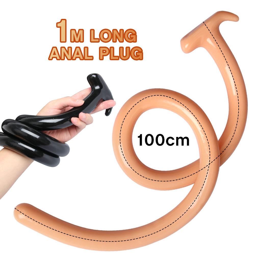 Long Soft Anal Plug Silicon Anue Dilator Juegos Para Adultos Sex Product For Women Man Masturbation Anal Dildo Butt Plug