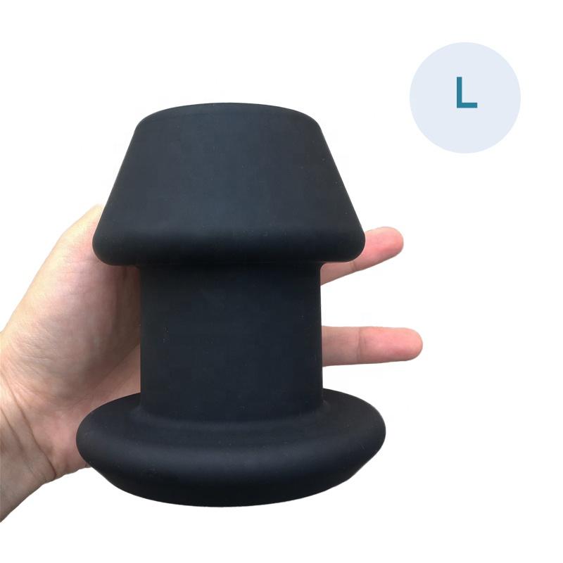 Huge Hollow Anal Plug Silicone Male Prostate Massage Vaginal Dilator Anus Speculum Large Butt Plug Treatment Massager Sex Toys