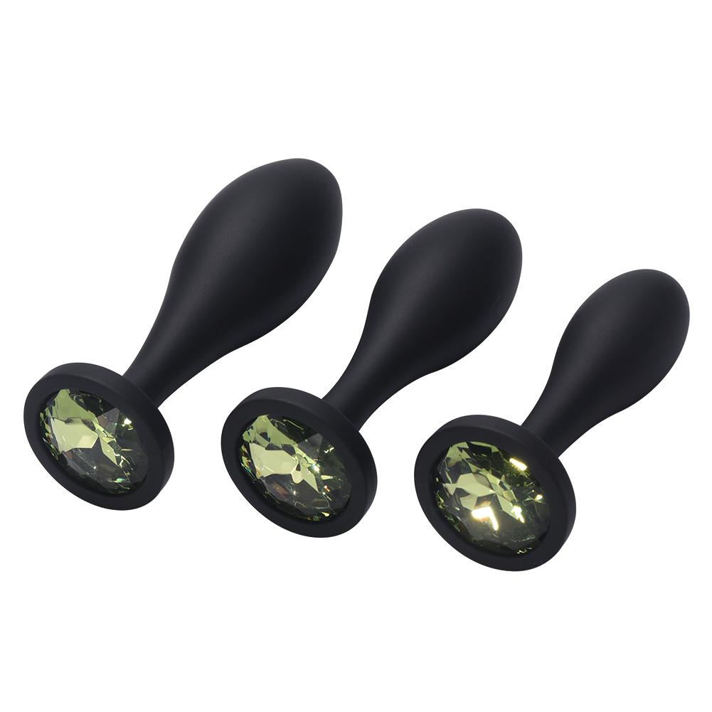 Jewelry Anal Plug Set Dilator Women Fitness Crystal Jewelry Butt Anal Plug Other Toys Sex Toys For Man