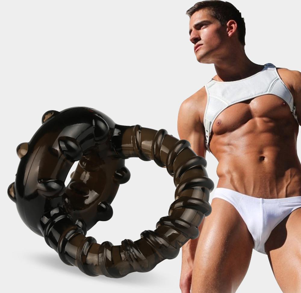 Elastic Delay Penis Rings Male Testicle Sex Toy Man Cock Weighted Ring For Cheap Rubber Penis Ring