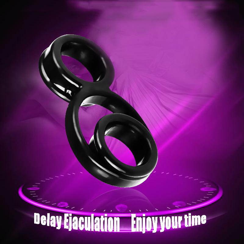 Cock Ring Sex Penis Adult Sex Toy For Couple Penis Ring Delay Premature Ejaculation Lock Fine Cheap Rubber Penis Ring