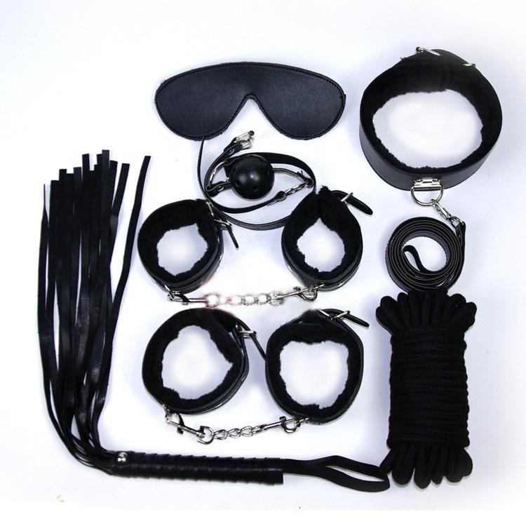 Fetish Kits Bed Restraints Bondage Plush Leather Sexy Flirting Alternative Bdsm Female Top Bdsm Furniture Sex Bondage Kit
