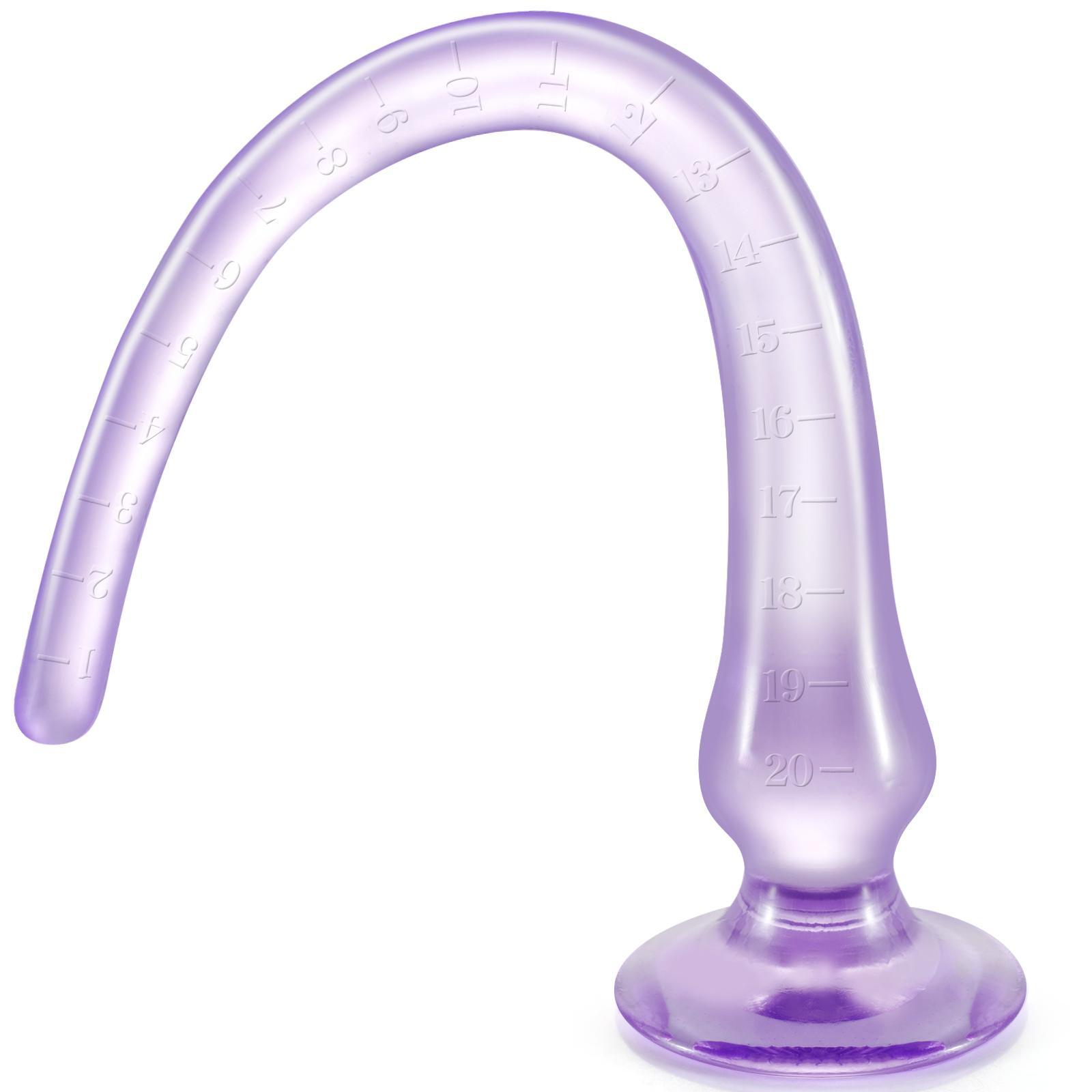 Super Long 12-24 Inch Graduated Stick Anal Dildo Strong Suction Cup Flexible Butt Plug Sex Toy For Women Men Gay Lesbian Couple