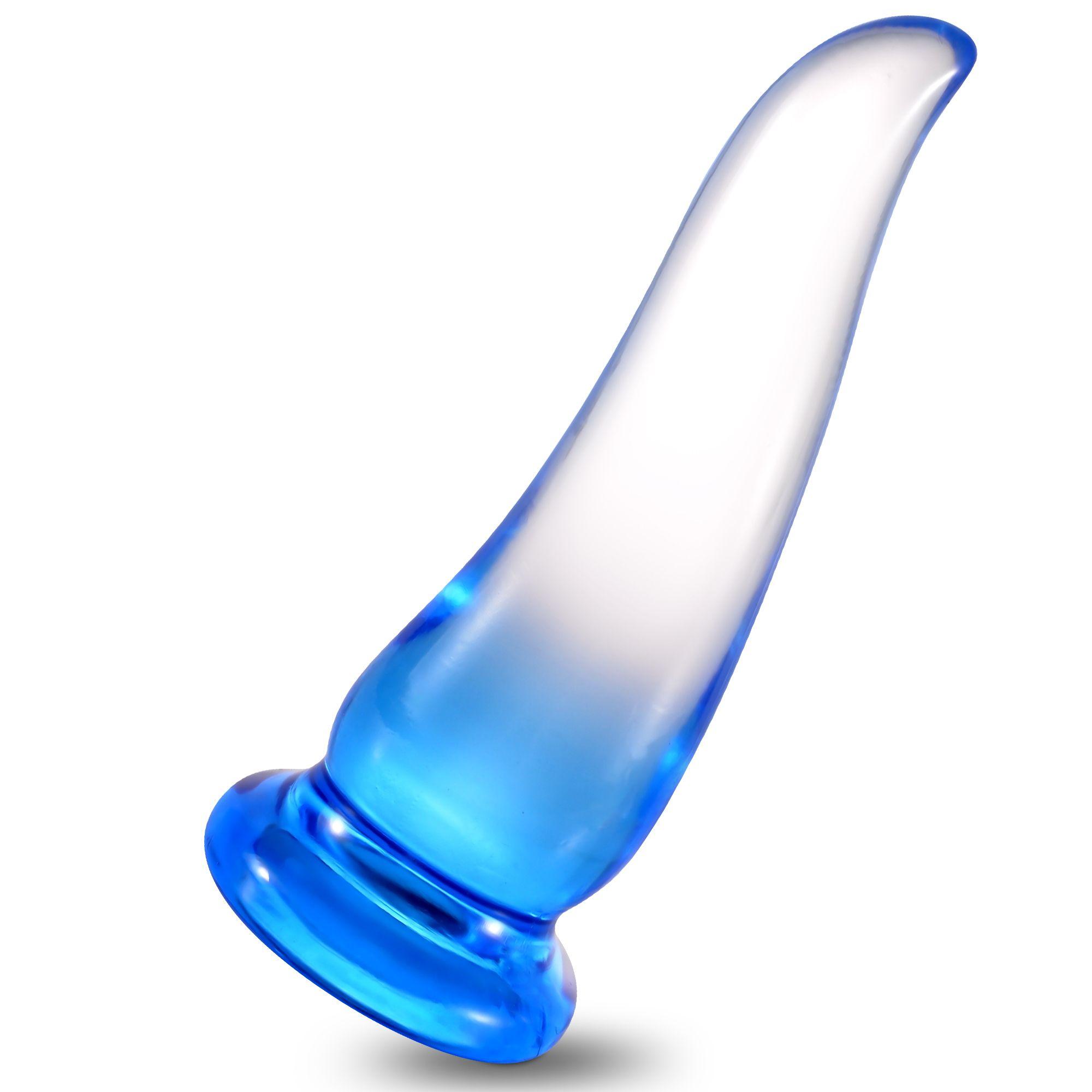 14-22.5cm Mixed Color Clear+blue S Dildo Anal Toys Anus Intercourse Butt Plug Sex Toy For Women Men Gay Lesbian Couple Xxx Play