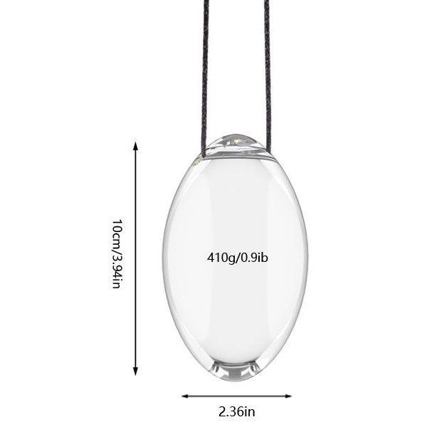 Crystal Glass Anal Toy Oval Pelvic Floor Muscles Trainer Set Vagina Ball Special Sex Toy For Women Lesbian Puerpera Size M