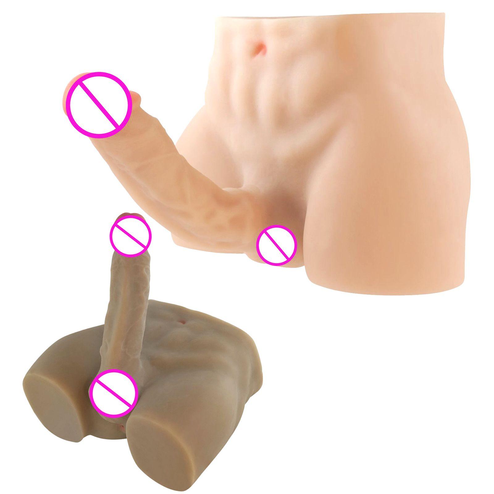 5.6kg/12.3lb Realistic Life-like Big Ass Transgender Sex Doll Huge Dildo Vagina Toy Rubber Penis Sex Toys For Women Men