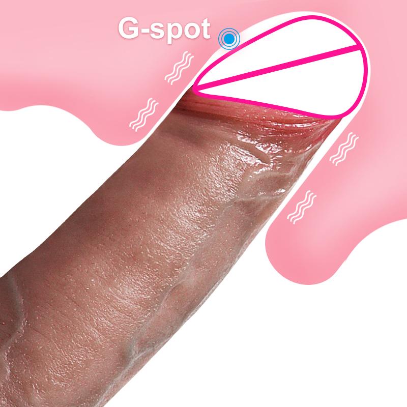  Realistic Dicks Girls Masturbating Toys Liquid Silicone Dildos For Woman And Men Per Donna