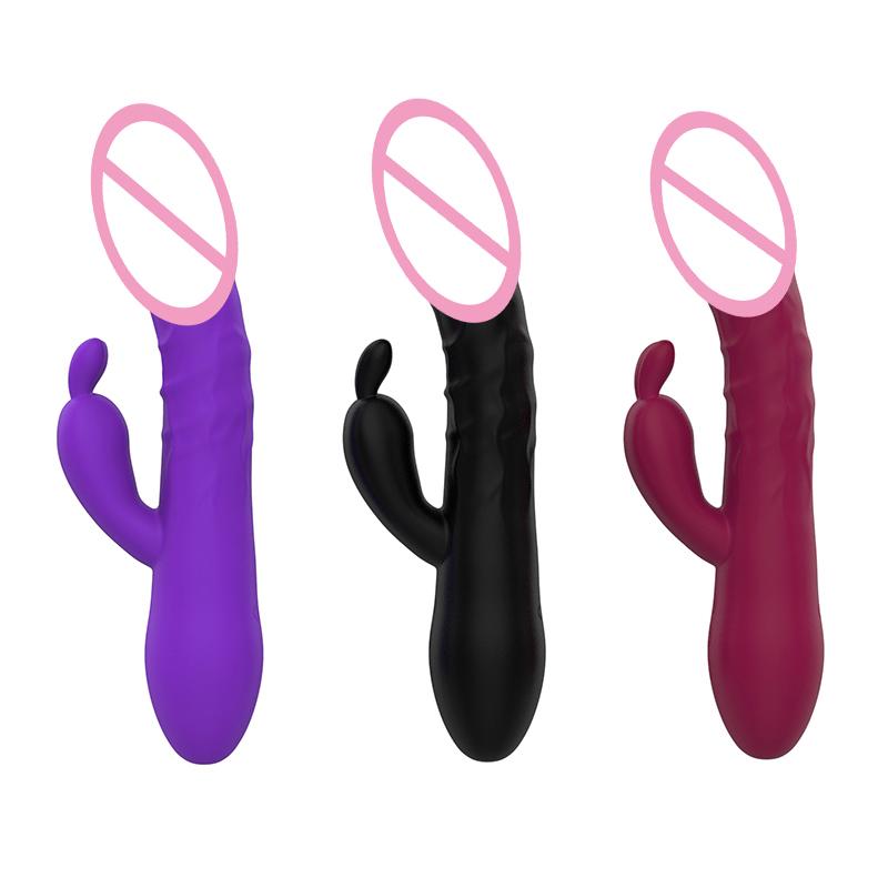 Dildo Vibrator Automatic 10 Speeds Rotating Vibrator Clitoris Vaginal Massagetelescopic Sex Vibrator For Women