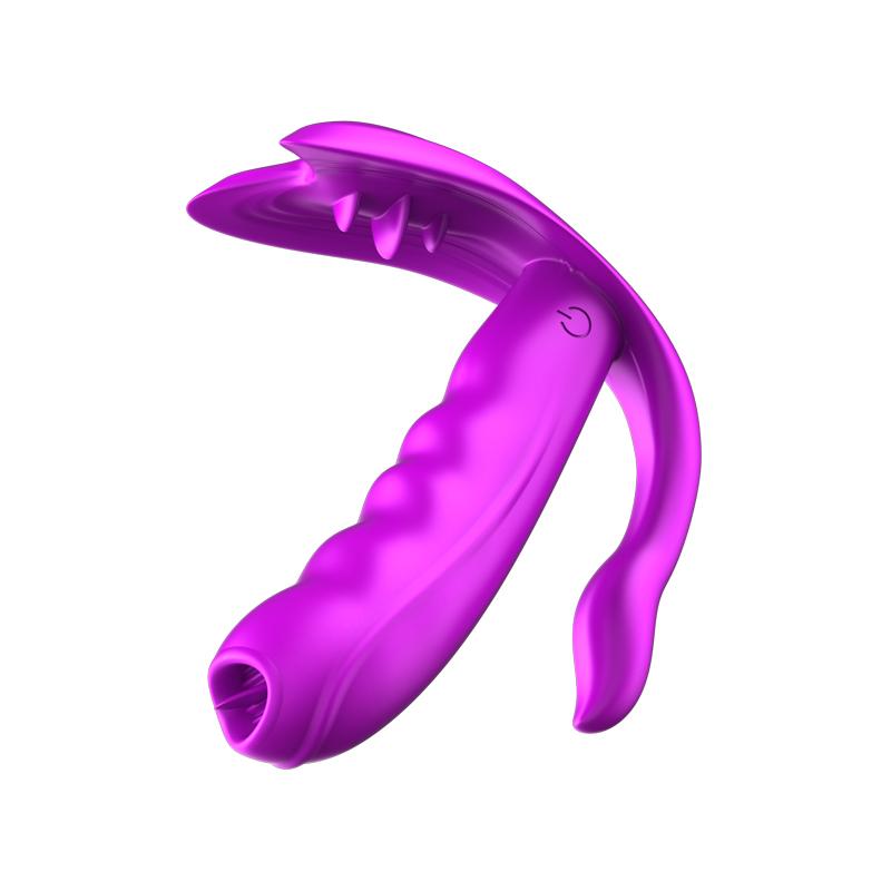Intelligent Heating Female Tongue Licking Wearable Butterfly Toy Massage Vibrator G-spot Clitoral Stimulator Sex Toy For Women