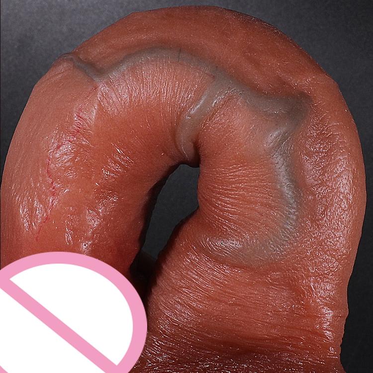 Super Realistic Adult Penis Female Liquid Silicone Dildo Masturbation For Woman