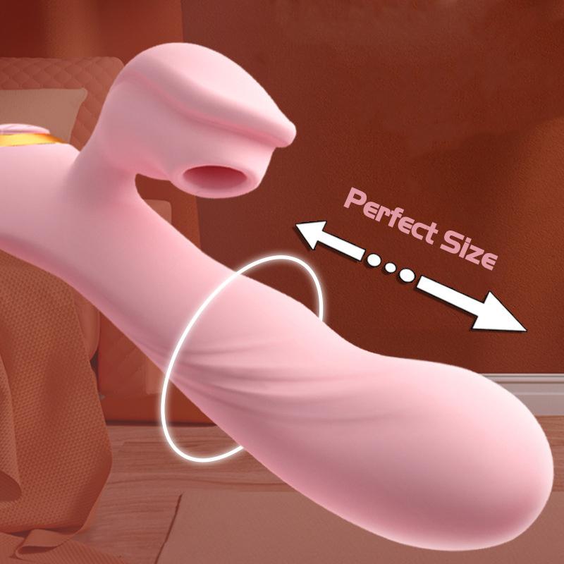 Strong Thrusting Dildo 10 Sucking Vibrator Modes G Spot Clitoris Heating Sexy Toys For Women