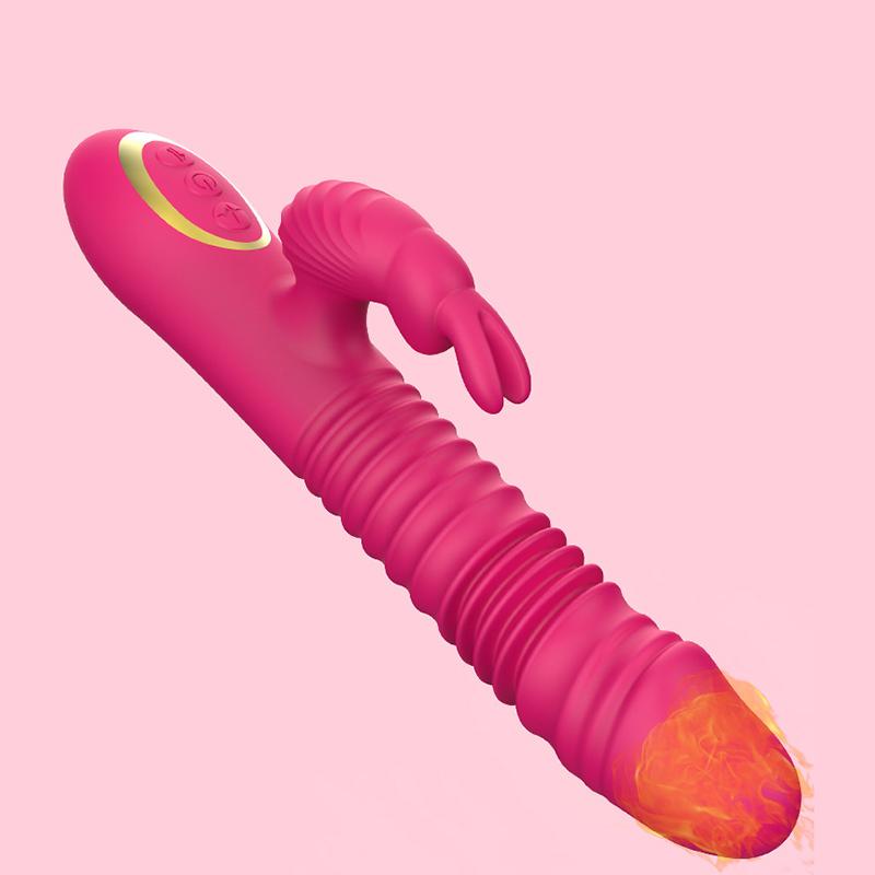Hot Style G Spot Soft Silicone Women Rabbit Dildo Vaginal Electric Vibrator For Women Sex Toys