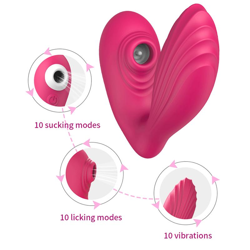 10 Vibration Sucking Modes Sex Toys Vaginal Clitoris Vibrator For Women