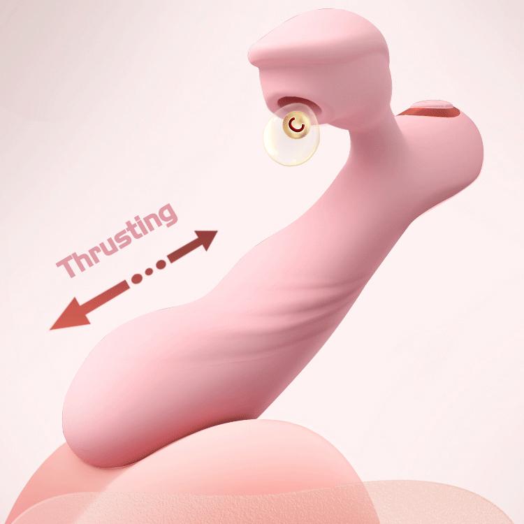 Hot Sale Thrusting Sucking Vibrator Sex Toys G Spot Clitoris Vibrators For Woman