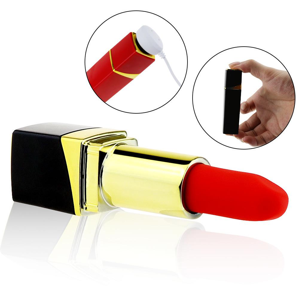 G Spot Lipstick Clitoris Portable Travel Mini Lipstick Vibrator Sex Toys For Women