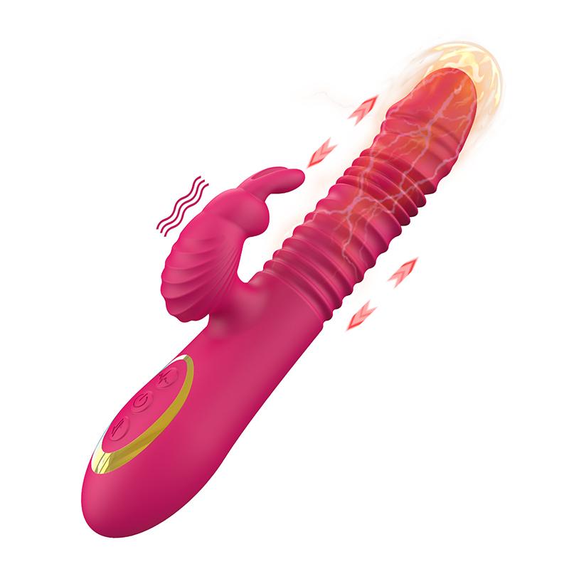 Soft Silicone Masturbation Sex Toys Rabbit Vibrator Usb Charging Sex Toy For Women