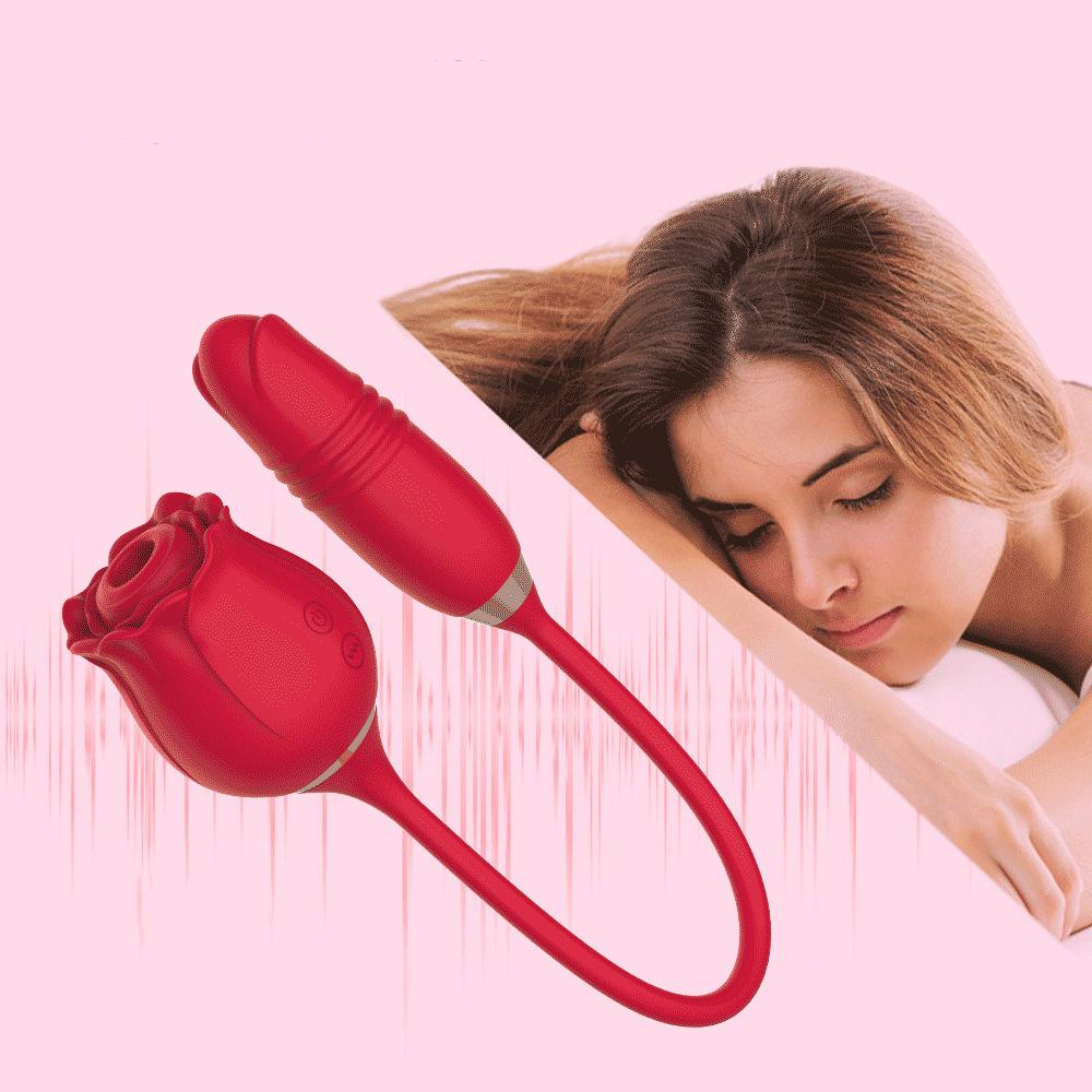 Powerful Clitoris Stimulator Sucking Vibrators For Women Sexy Toys Rose Flower Vibrador For Adults 18