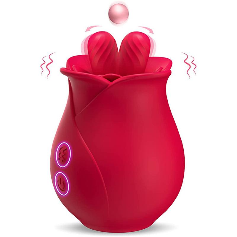 Automatic Rose Flower Sucking Vibrator Sexy Toy For Woman And Men Rose Sucking Vibrator