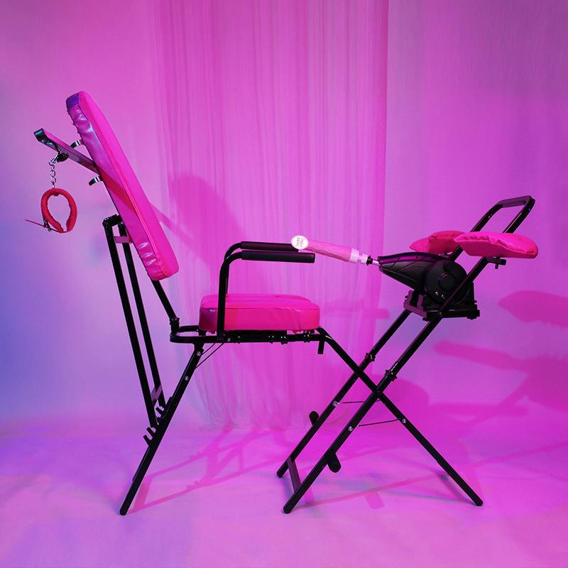 Red Sex Furniture Chair For Couple Love Bedroom Bondage Handcuff Sex Love Chair Sex Furniture