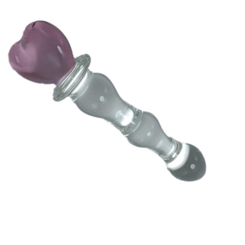 New Arrival Waterproof 21cm Glass Dildo Penis Glass Dildos For Women