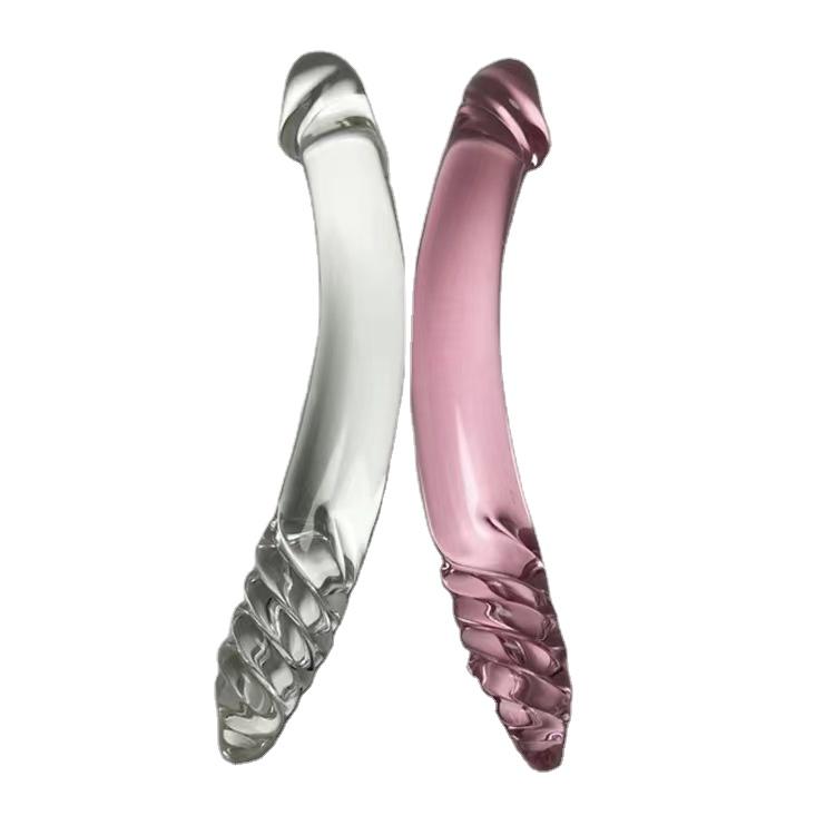 Competitive Price High Quality Sex Toy Crystal Bead Dildo Giant Glass Dildo
