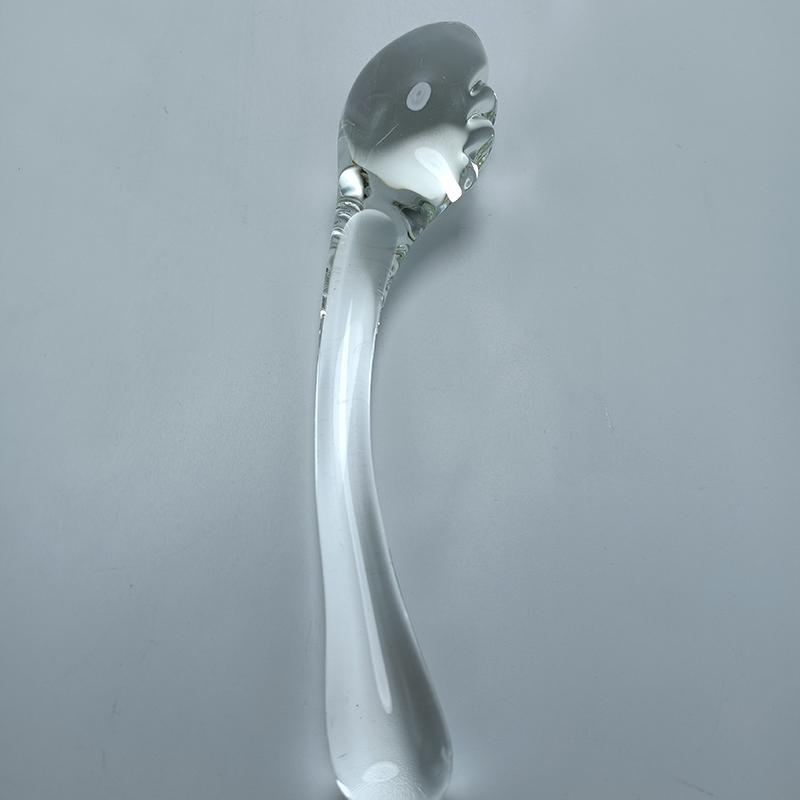 Low Price 19cm Clear Huge Realistic Long 19cm Glass Dildos