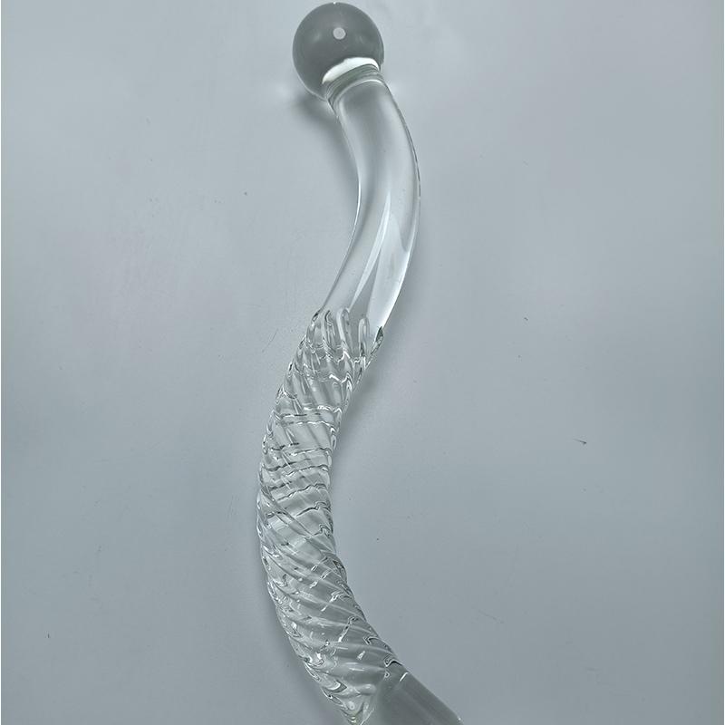 High Grade Clear 26.5cm Waterproof Glass Dildos