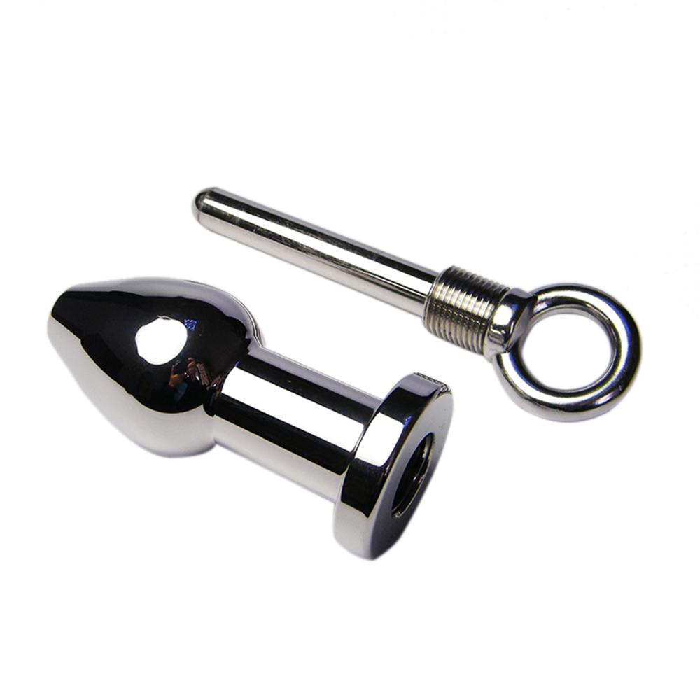 129mm 500g Stainless Steel Drain Washing Anal Plug Metal Butt Gay Sex Toy Products