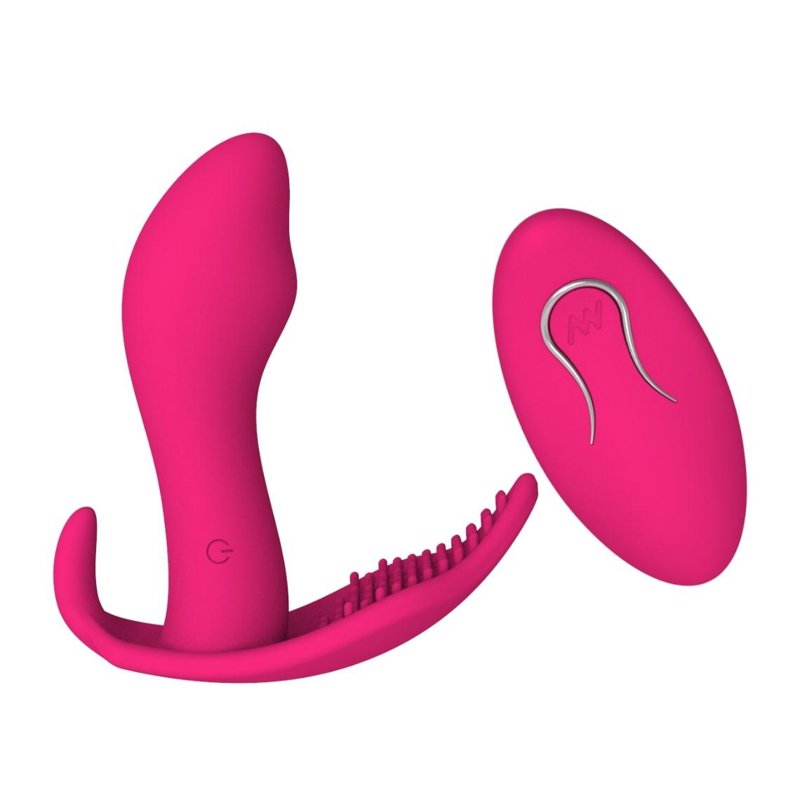 Wireless Remote Strapless Waterproof Dildo 10 Speed Function G-spot Vibrator Stimulation For Masturbation