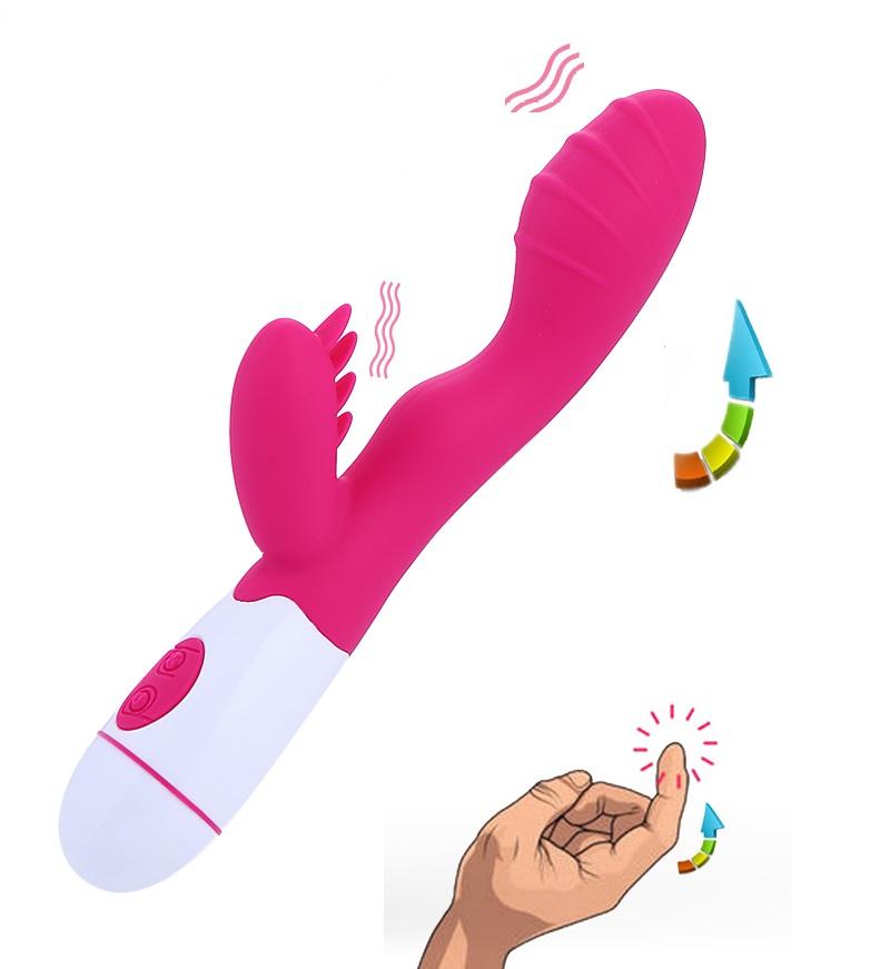 Silicone 36 Speed G Spot Vibrator Clitoris Stimulator Dual Motor Finger Massage Vibrators Sex Toys For Women Adult Product