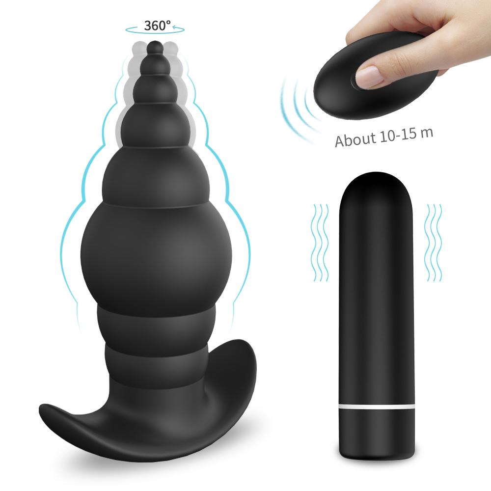 Wholesale High Quality Low Price Silicone Abs Anal Toys Adult Products Vibrating Butt Plug