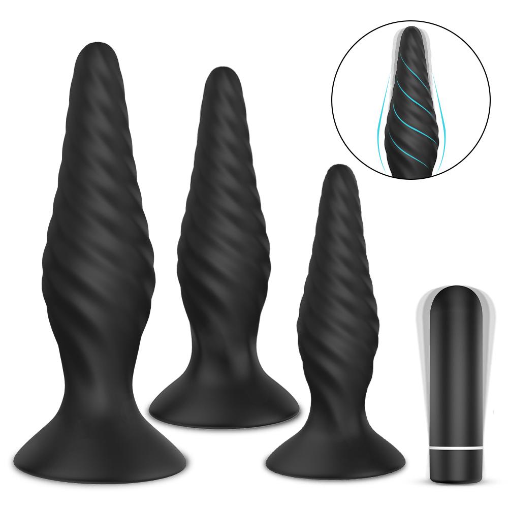 Small Safe Silicone Butt Plug With Crystal Jewelry Anal Plug Set Vibrator Vaginal Plug Adult Anal Sex Toys For Woman Men