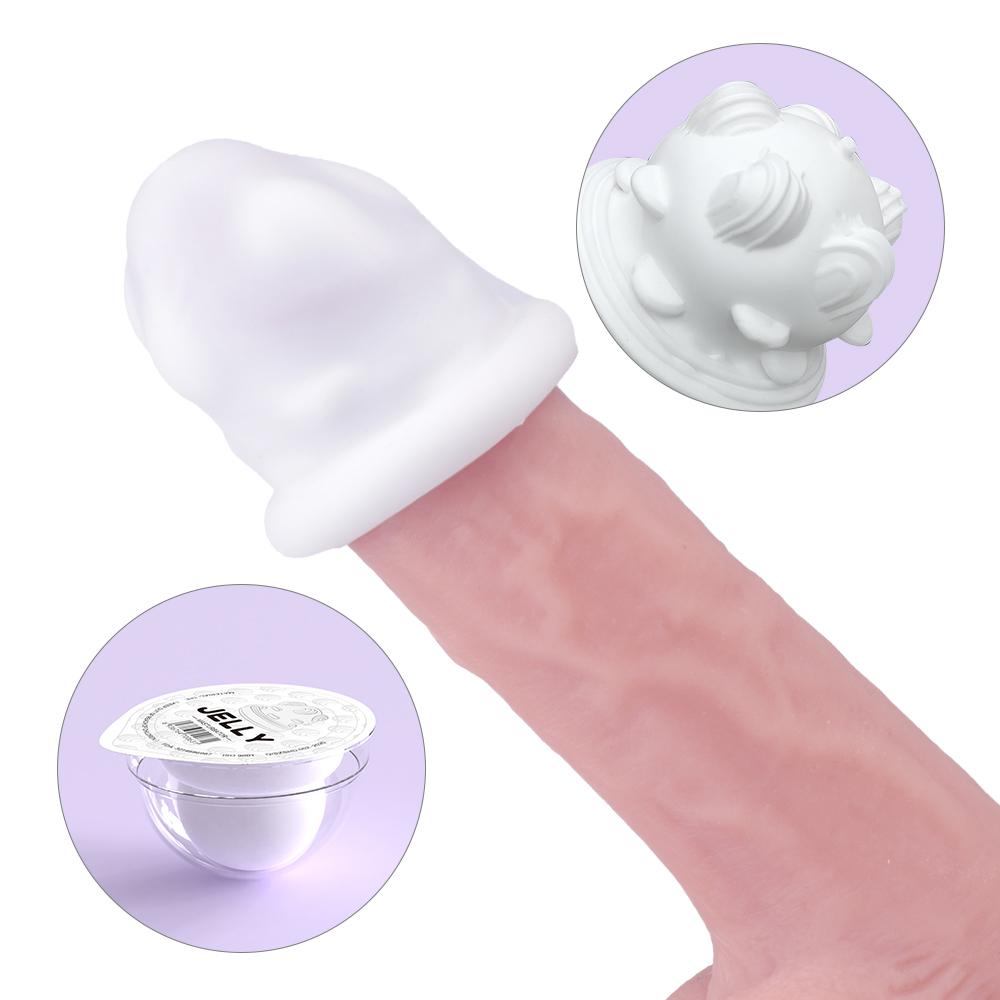 Drop Shipping Soft Silicone Male Masturbator Cup Glans Stimulator Adult Sex Toys For Men Masturbating Penis